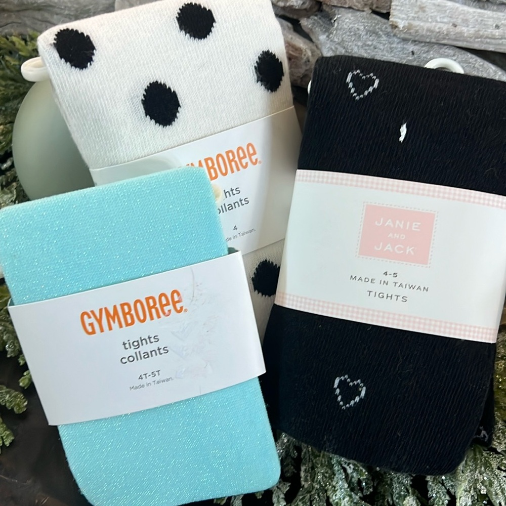 Gymboree footed tights size 4/5